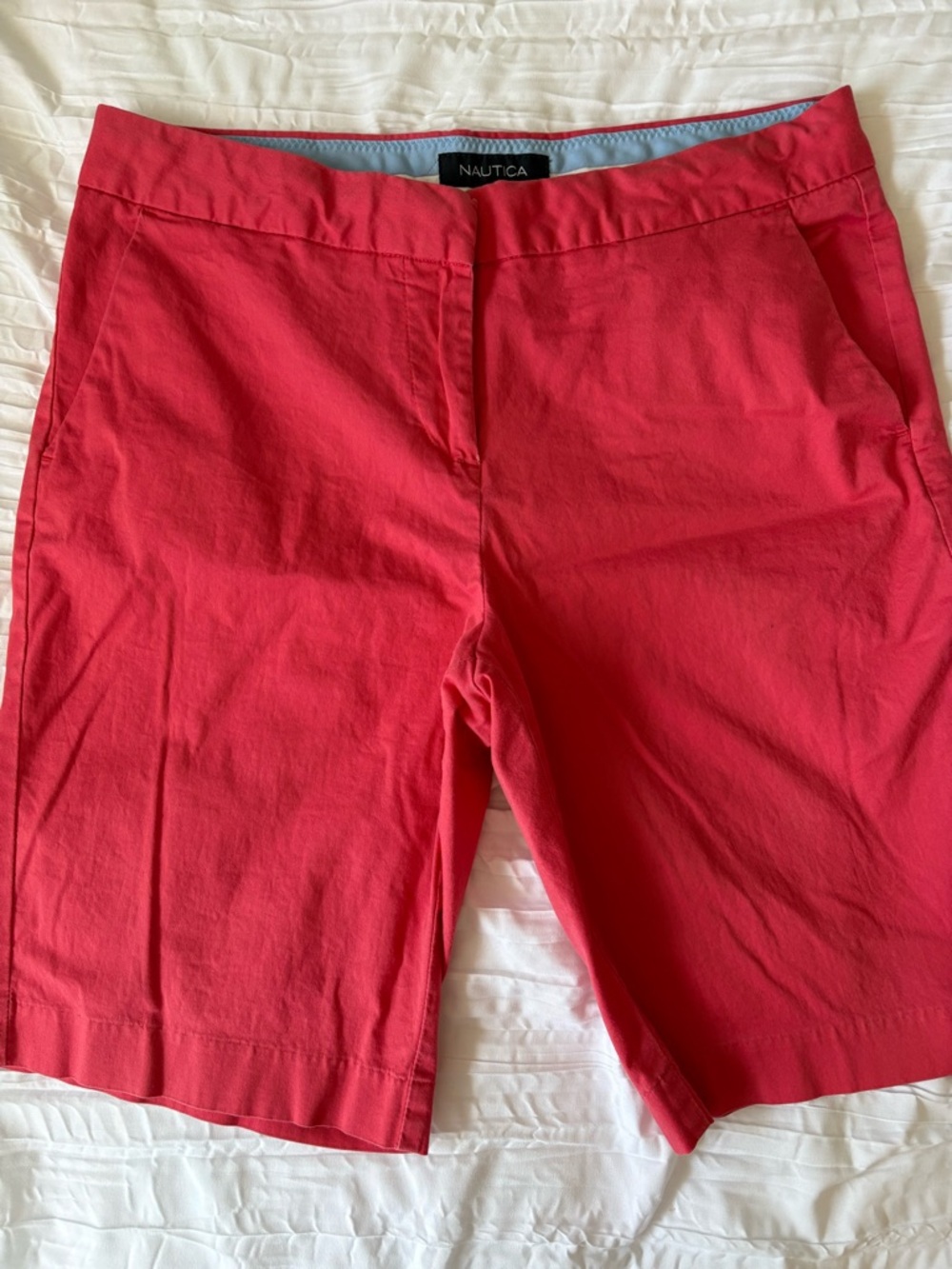 Nautica Women’s Cherry Red Bermuda Shorts